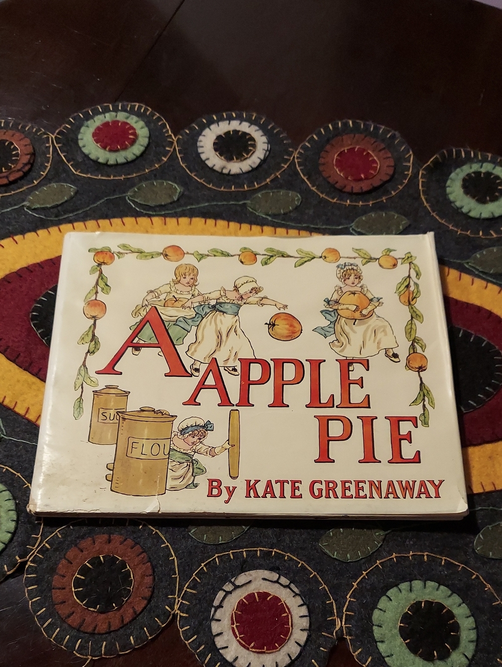 ❤A Apple Pie by Kate Greenaway - Illustrated Children's Book 1886